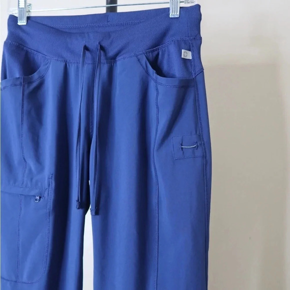 Cherokee Infinity Rib Knit Drawstring Waist Scrub Pant - Picture 5 of 12